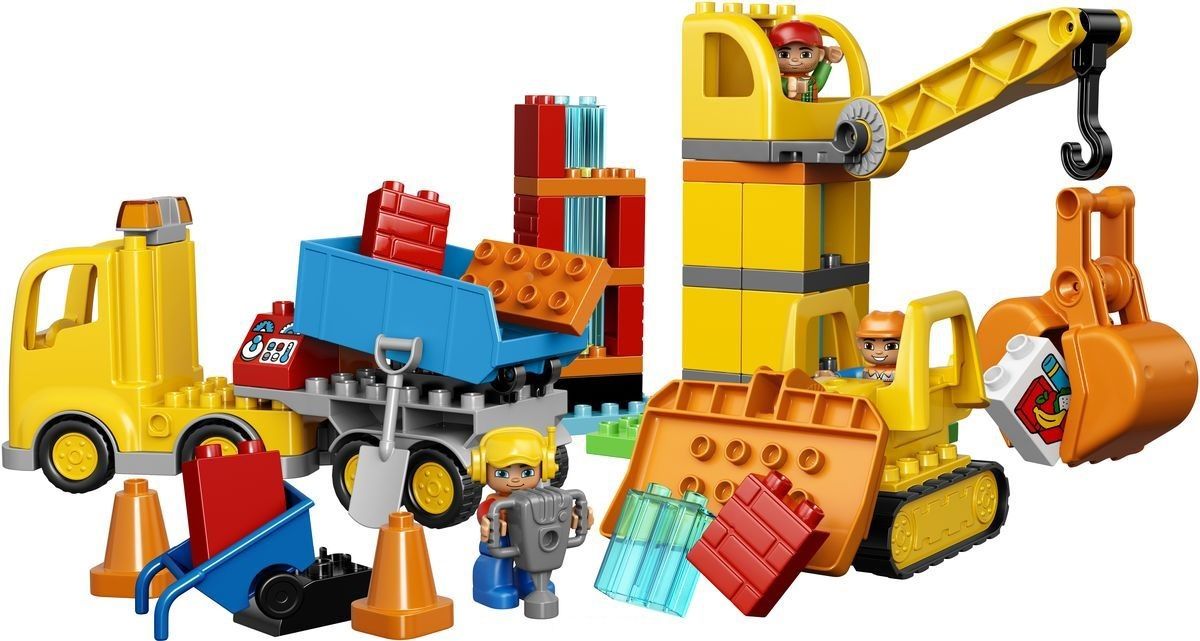 Lego Конструктор Duplo "Большая стройплощадка" 67 деталей