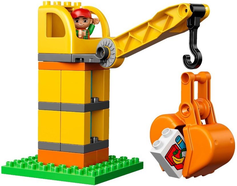 Lego Конструктор Duplo "Большая стройплощадка" 67 деталей