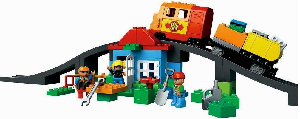 Lego Конструктор Duplo. "Большой поезд" 134 детали