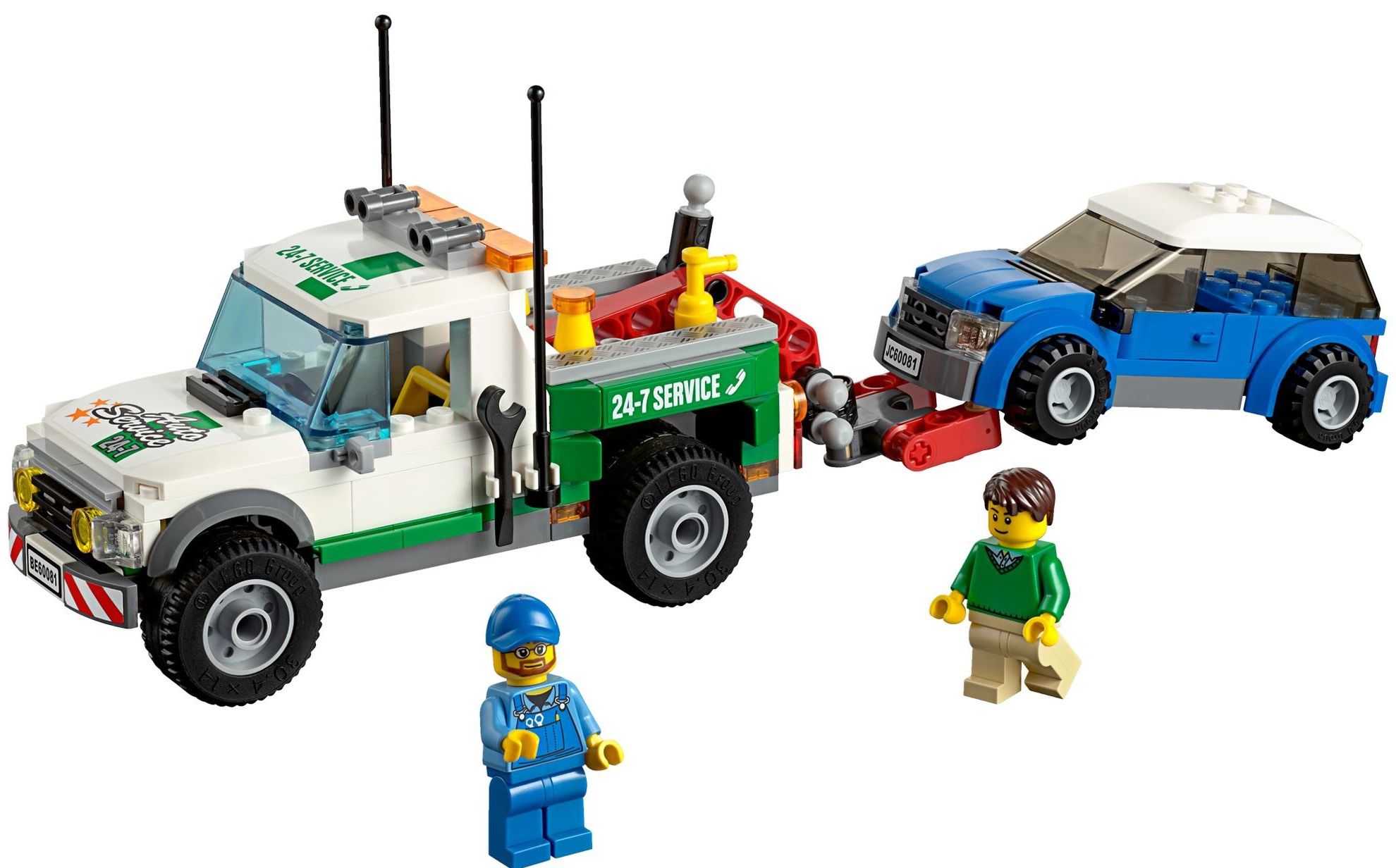 Lego Конструктор City "Буксировщик автомобилей" 212 деталей