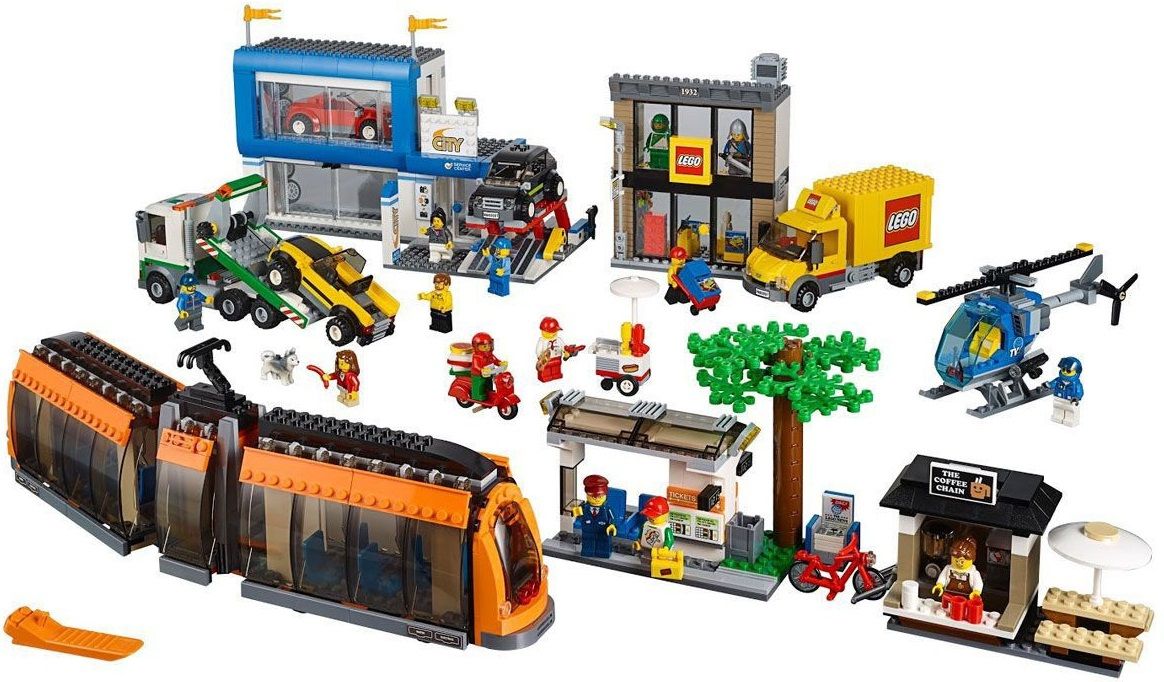 Lego Конструктор City "Городская площадь" 1683 детали