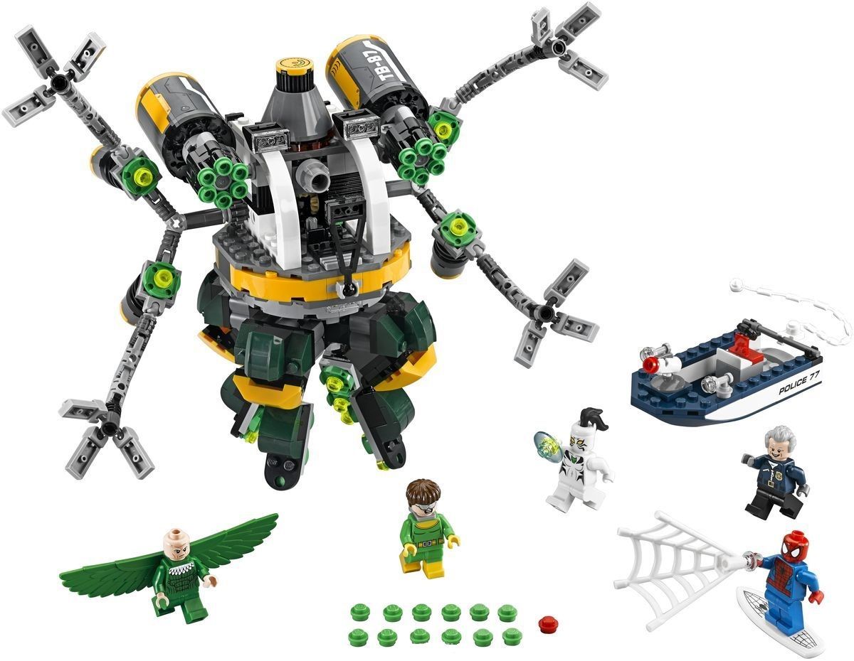 Lego Конструктор Super Heroes "Человек-паук: в ловушке доктора Осьминога" 446 деталей