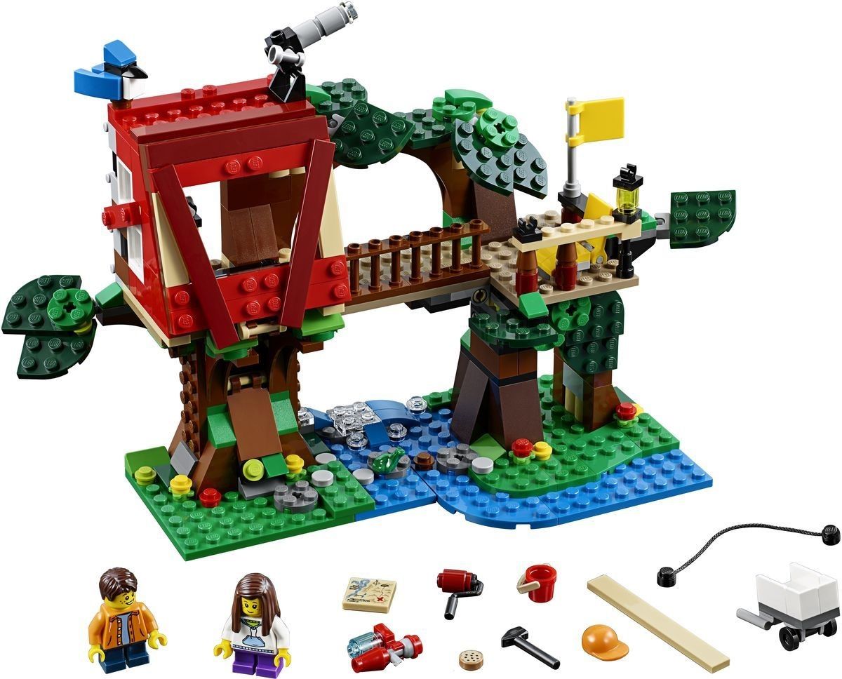 Lego Конструктор Creator "Домик на дереве" 387 деталей