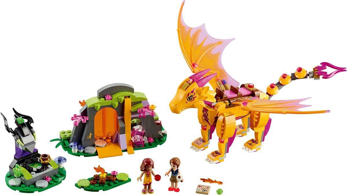 Lego Конструктор Elves "Лавовая пещера дракона огня" 441 деталь