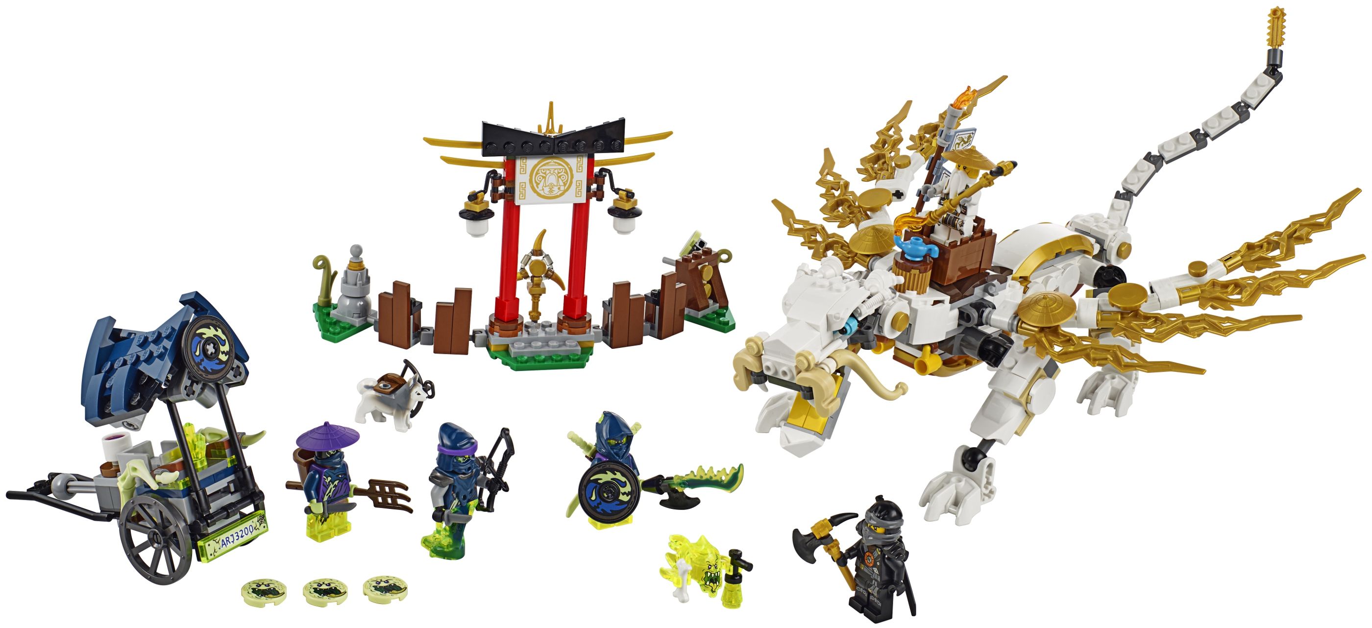 Lego Конструктор Ninjago "Дракон сэнсэя Ву" 575 деталей