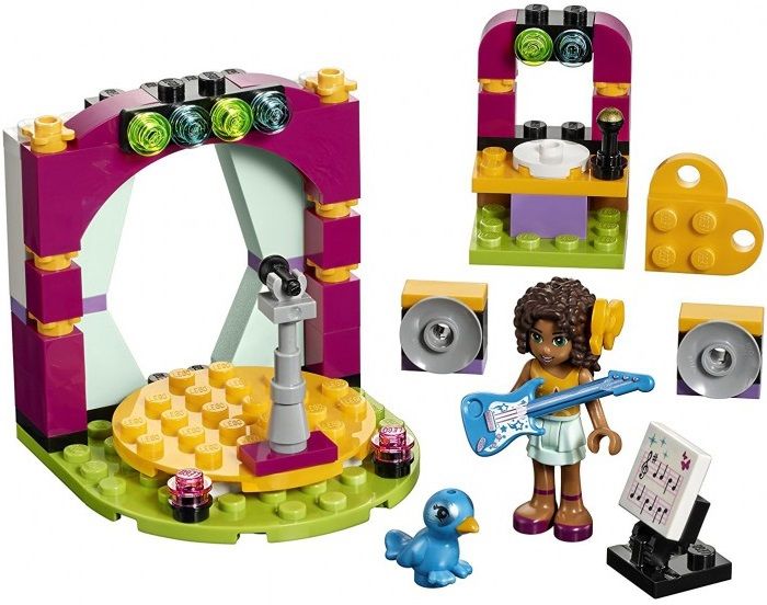 Lego Конструктор Friends "Музыкальный дуэт Андреа" 86 деталей