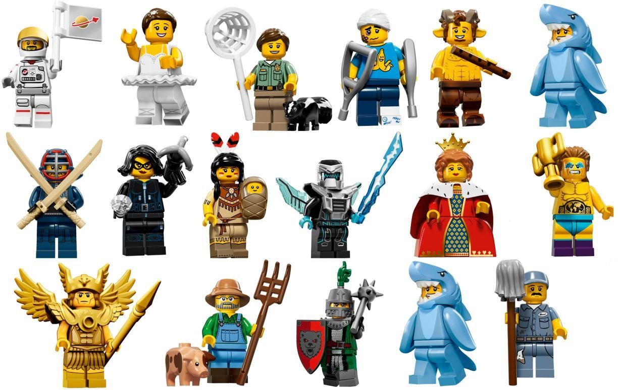 Lego Конструктор Minifigures "Минифигурка Lego" 1 фигурка (серия 15)