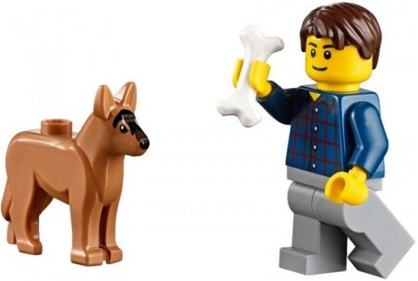 Lego Конструктор City "Фургон и дом на колесах" 250 деталей
