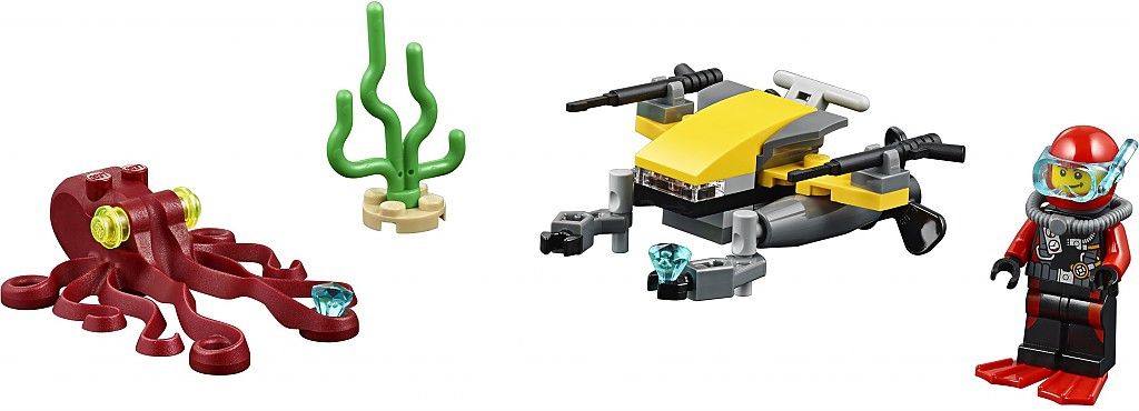Lego Конструктор City "Глубоководный скутер" 42 детали