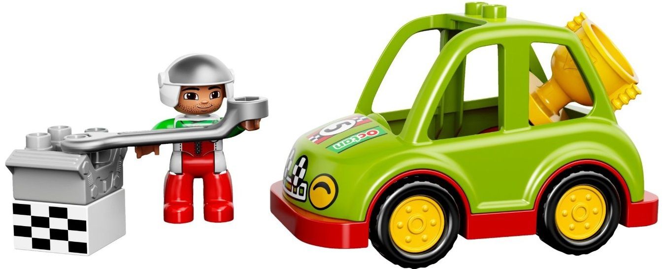 Lego Конструктор Duplo "Гоночный автомобиль" 13 деталей