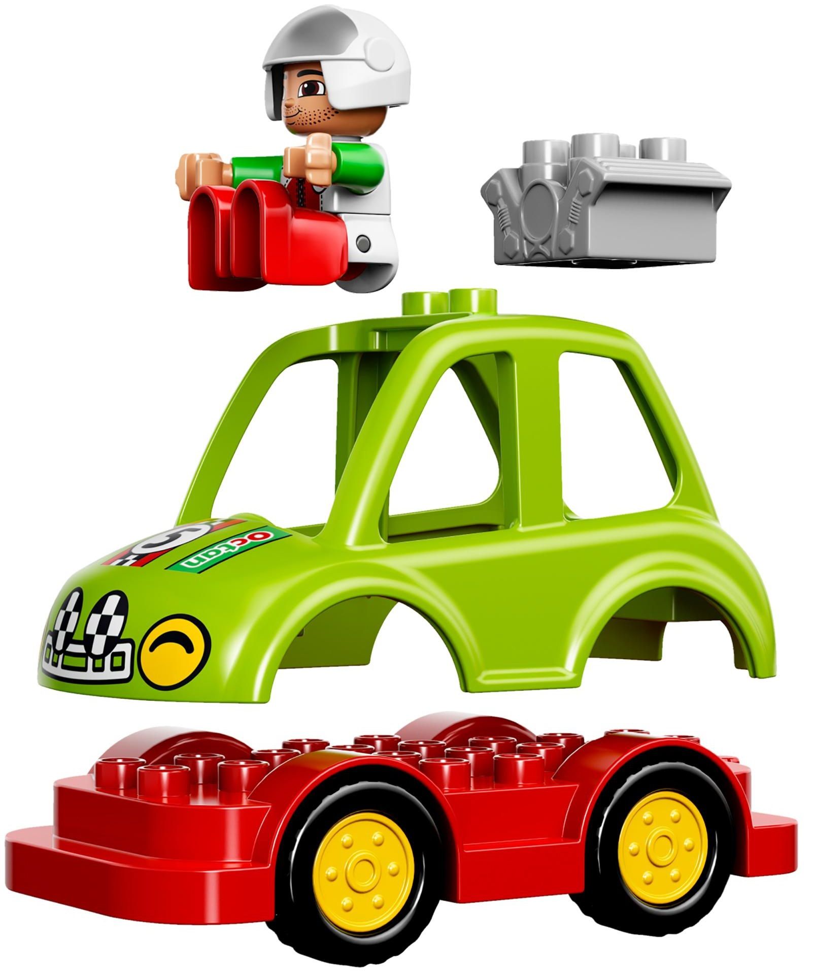 Lego Конструктор Duplo "Гоночный автомобиль" 13 деталей