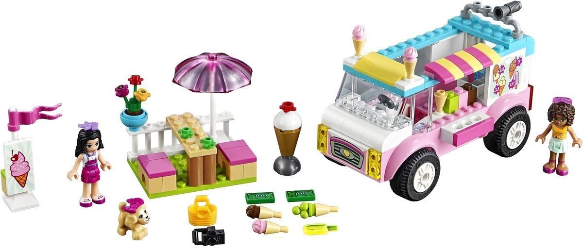 Lego Конструктор Juniors "Грузовик Эммы с мороженым" 136 деталей