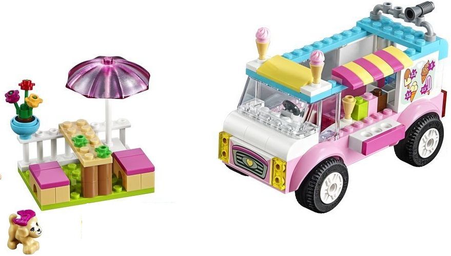 Lego Конструктор Juniors "Грузовик Эммы с мороженым" 136 деталей