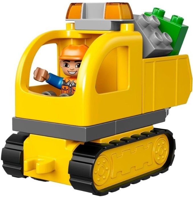 Lego Конструктор Duplo "Грузовик и гусеничный экскаватор" 28 деталей