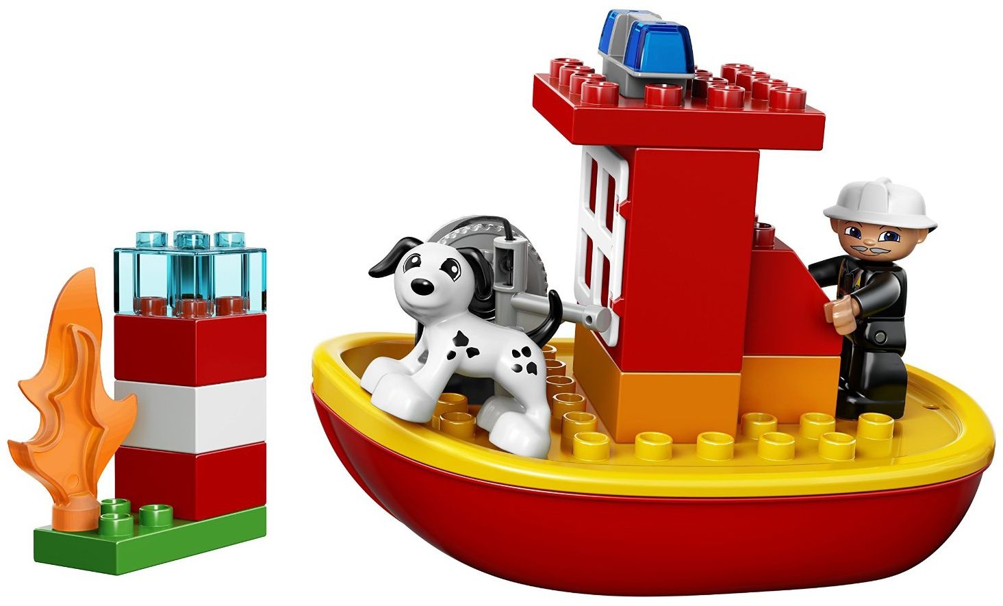 Lego Конструктор Duplo "Пожарный катер" 21 деталь