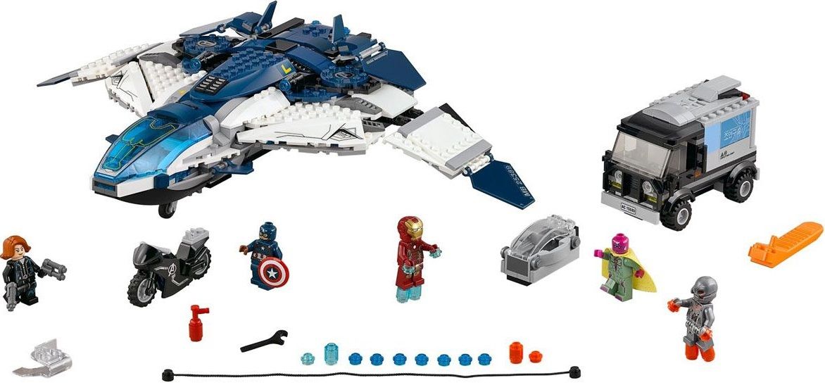 Lego Конструктор Super Heroes "Погоня на Квинджете мстителей" 772 детали