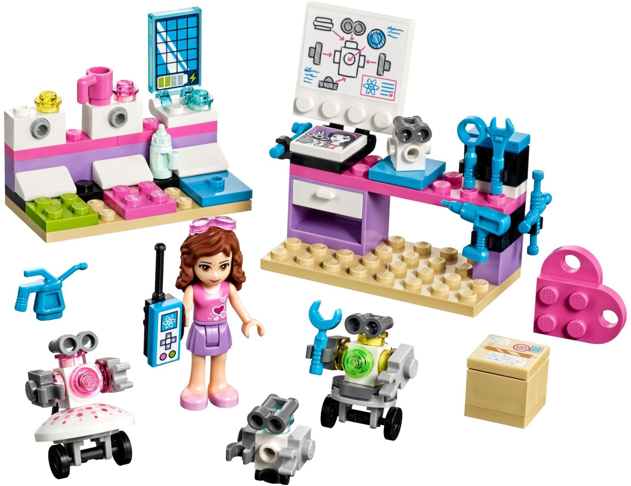 Lego Конструктор Friends "Творческая лаборатория Оливии" 91 деталь