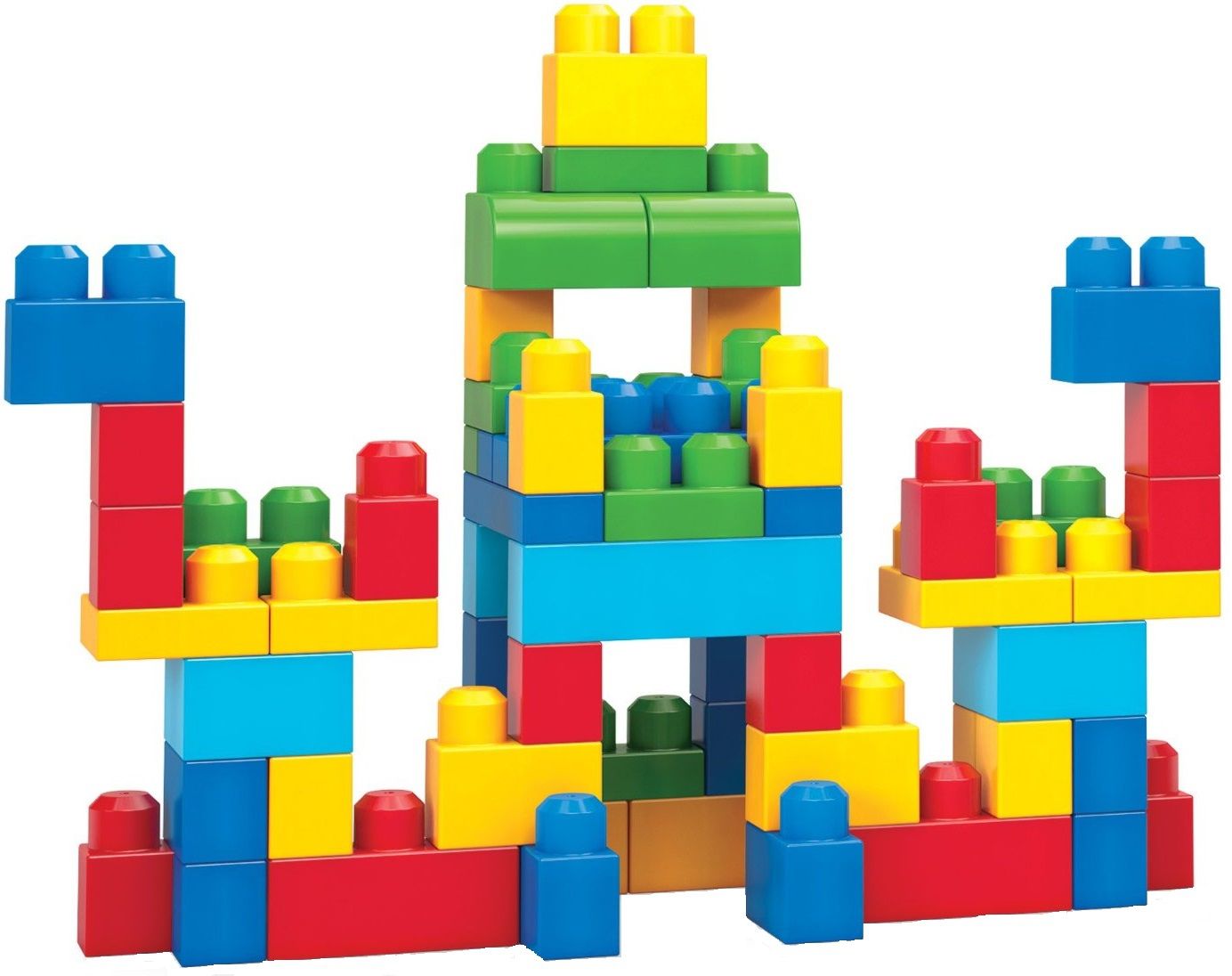 Mega Bloks Конструктор большой 60 деталей