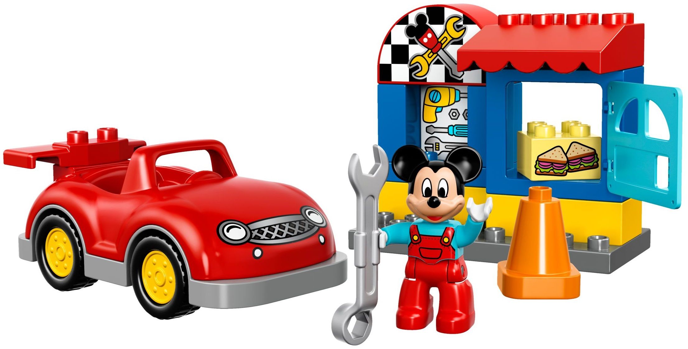 Lego Конструктор Duplo "Мастерская Микки" 18 деталей