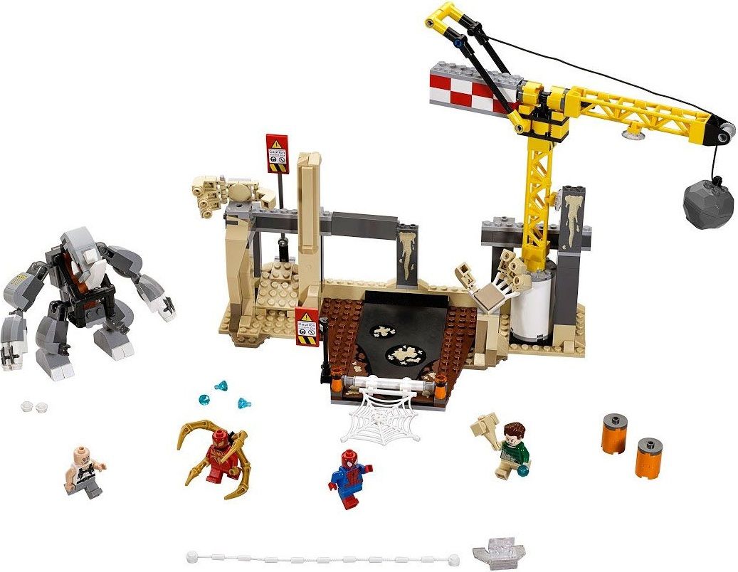 Lego Конструктор Super Heroes "Носорог и Песочный человек против Супергероев" 386 деталей