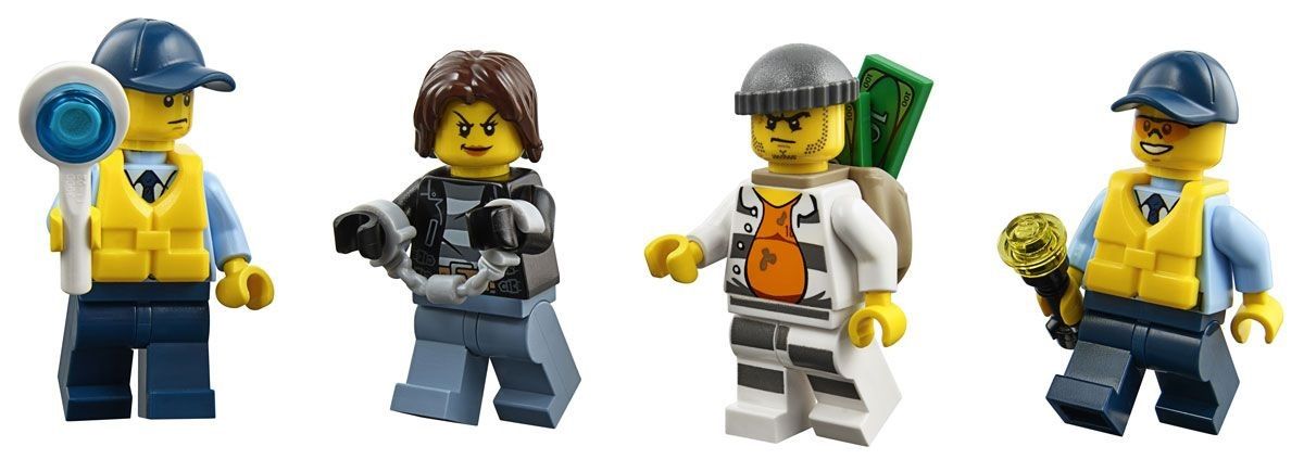 Lego Конструктор City "Полицейский патрульный катер" 200 деталей