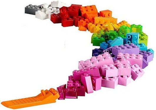 Lego Конструктор Classic. Дополнение к набору для творчества (пастельные цвета) 303 детали