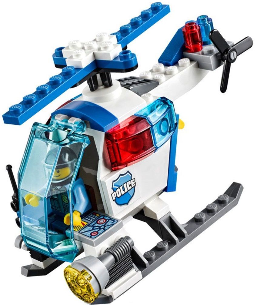 Lego Конструктор Juniors "Погоня на полицейском вертолете" 63 детали