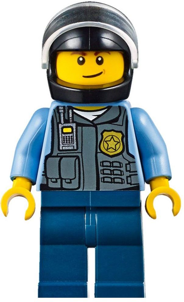 Lego Конструктор Juniors "Погоня на полицейском вертолете" 63 детали