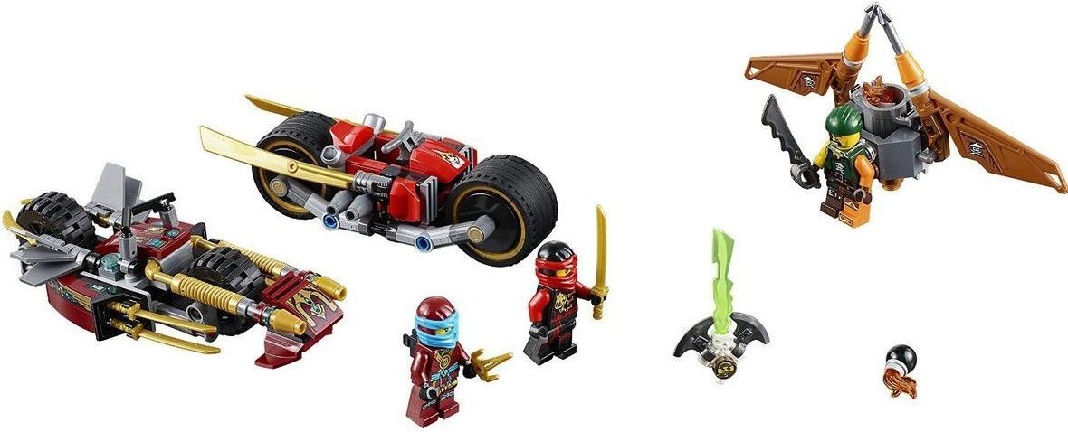 Lego Конструктор Ninjago "Погоня на мотоциклах" 231 деталь