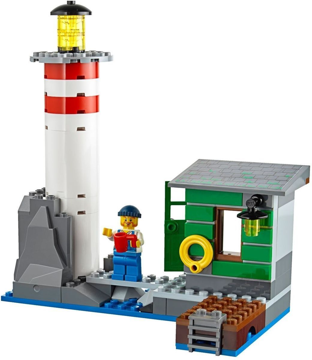 Lego Конструктор City "Пожарный катер" 412 деталей