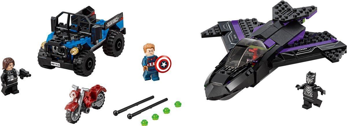 Lego Конструктор Super Heroes "Преследование Черной Пантеры" 287 деталей