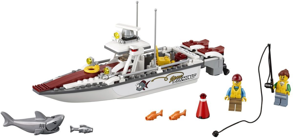 Lego Конструктор City "Рыболовный катер" 144 детали