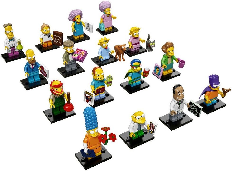 Lego Конструктор Minifigures "Минифигурка Simpsons" 1 фигурка (серия 2)