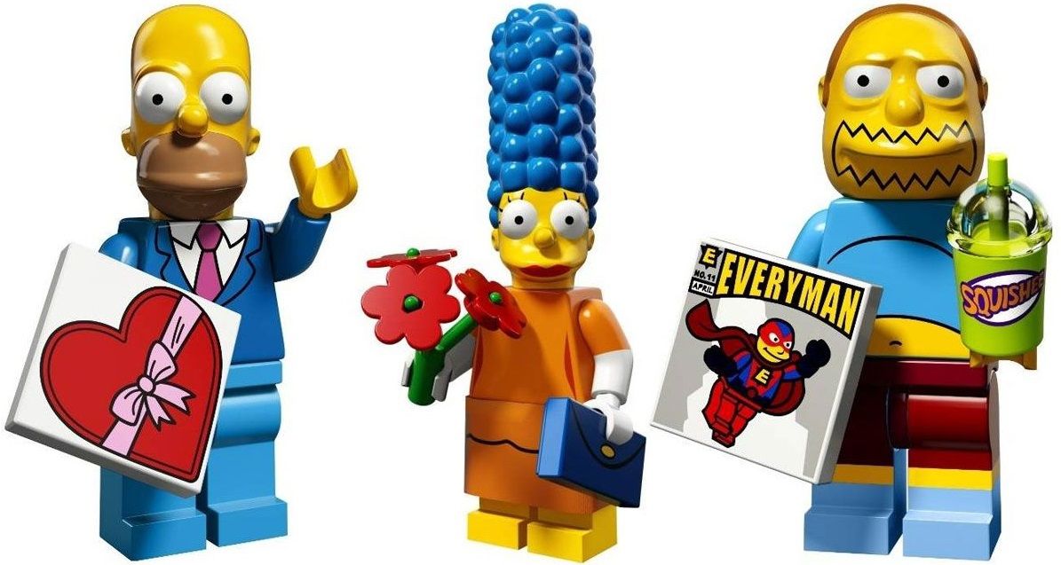 Lego Конструктор Minifigures "Минифигурка Simpsons" 1 фигурка (серия 2)
