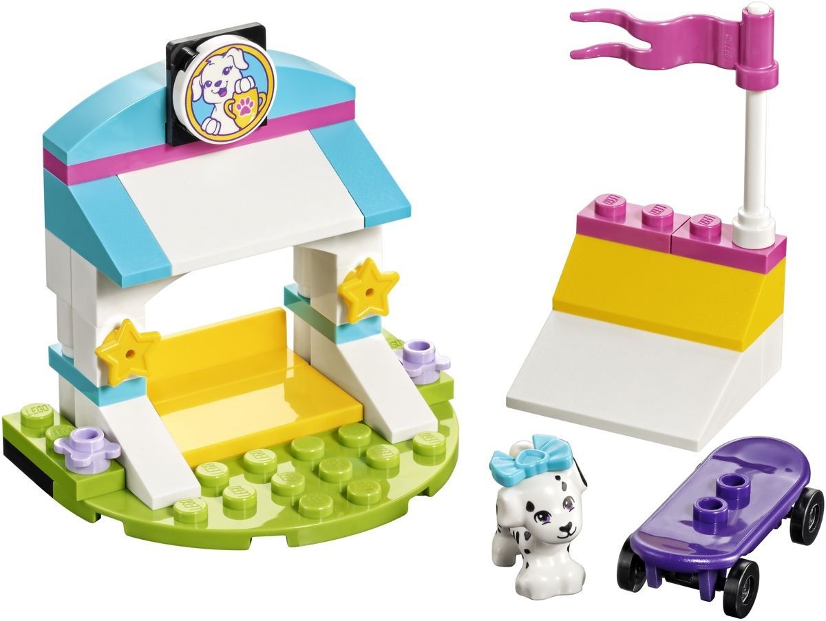 Lego Конструктор Friends "Выставка щенков: скейт-парк" 45 деталей