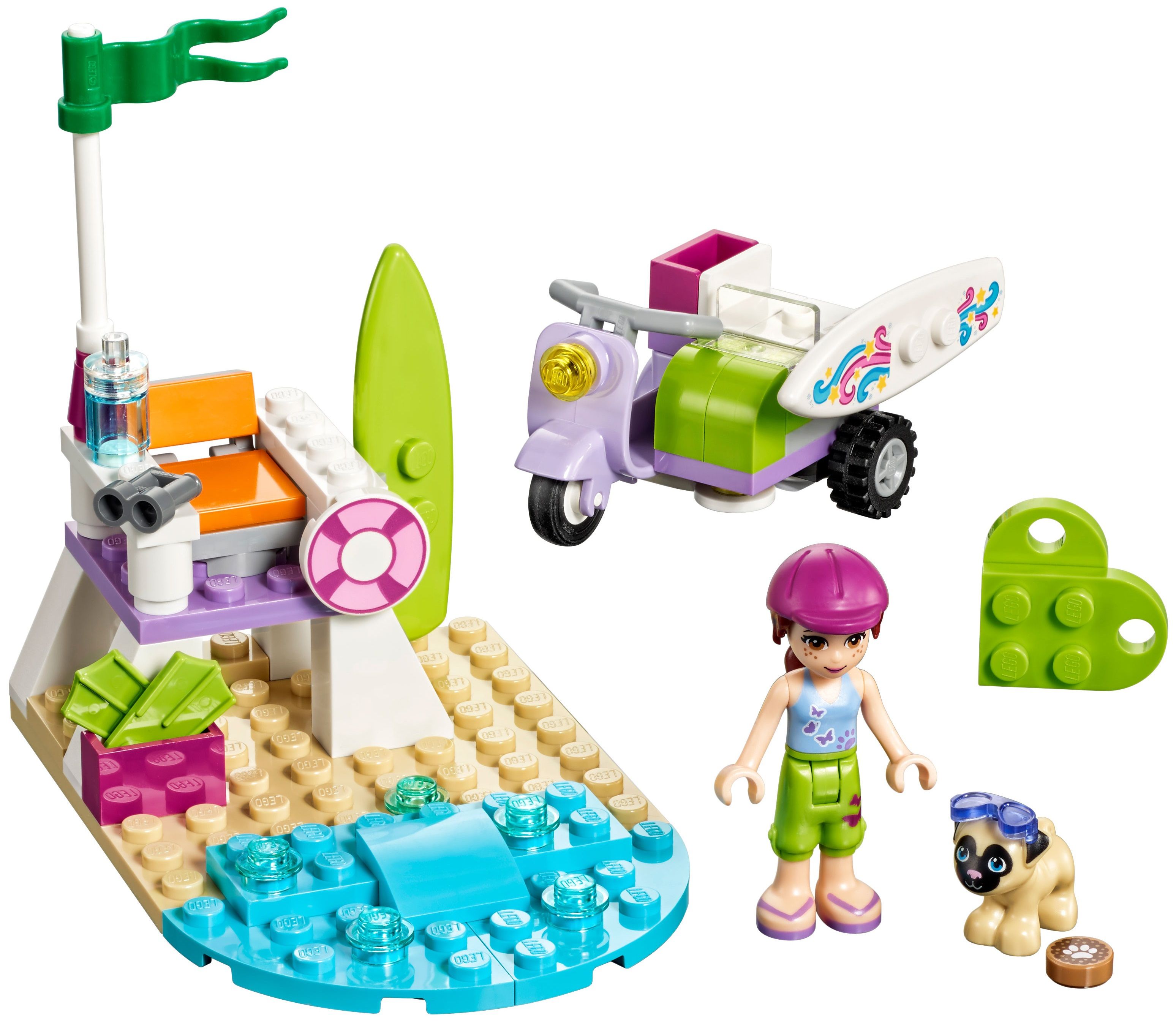 Lego Конструктор Friends "Пляжный скутер Мии" 79 деталей