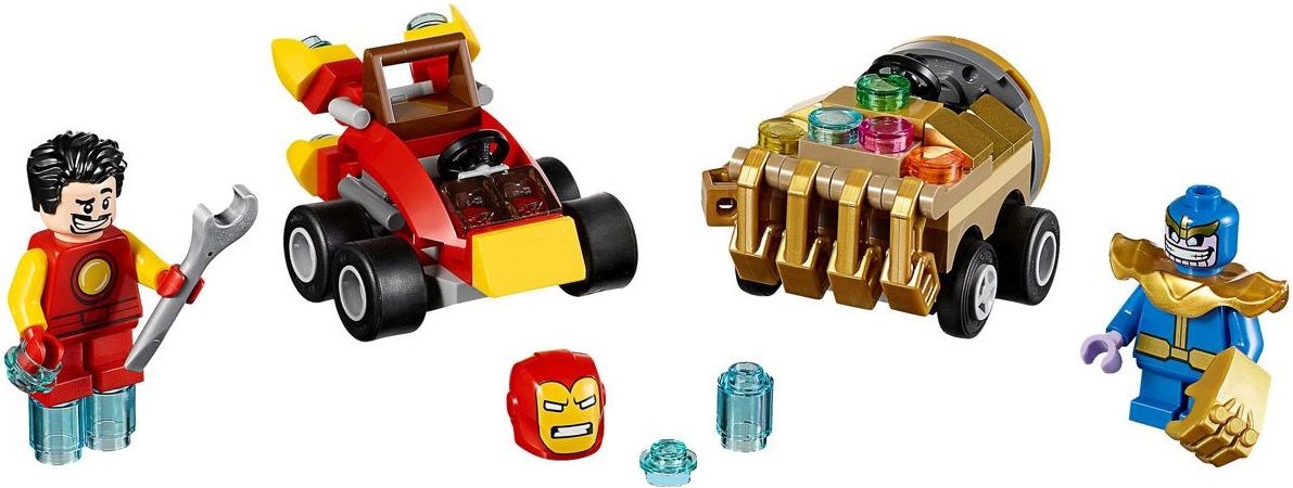 Lego Конструктор Super Heroes "Mighty Micros: Железный человек против Таноса" 94 детали