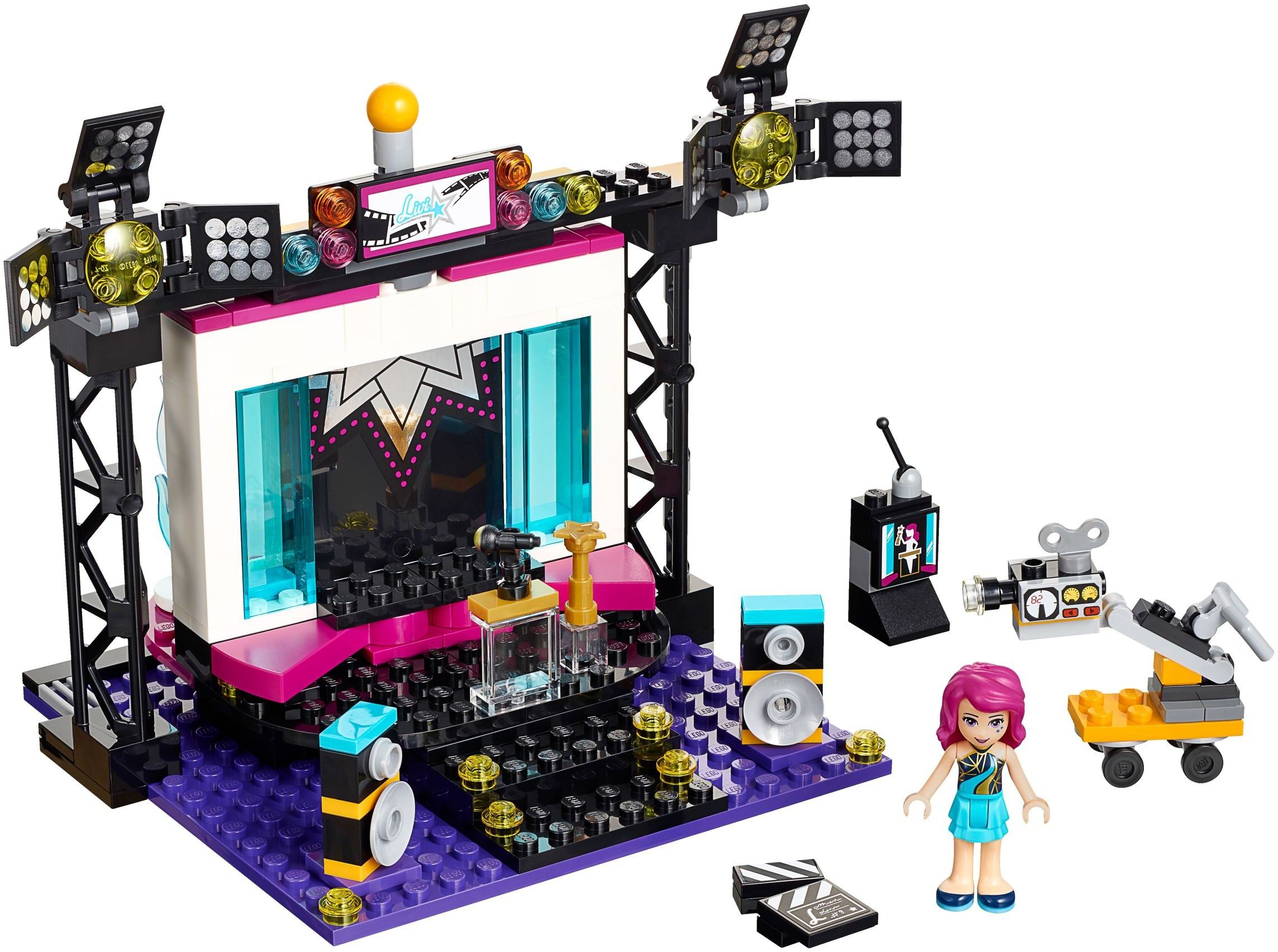 Lego Конструктор Friends "Поп-звезда: телестудия" 194 детали