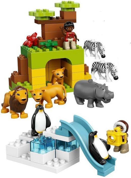 Lego Конструктор Duplo "Вокруг света: в мире животных" 163 детали