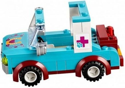 Lego Конструктор Friends "Ветеринарная машина для лошадок" 370 деталей