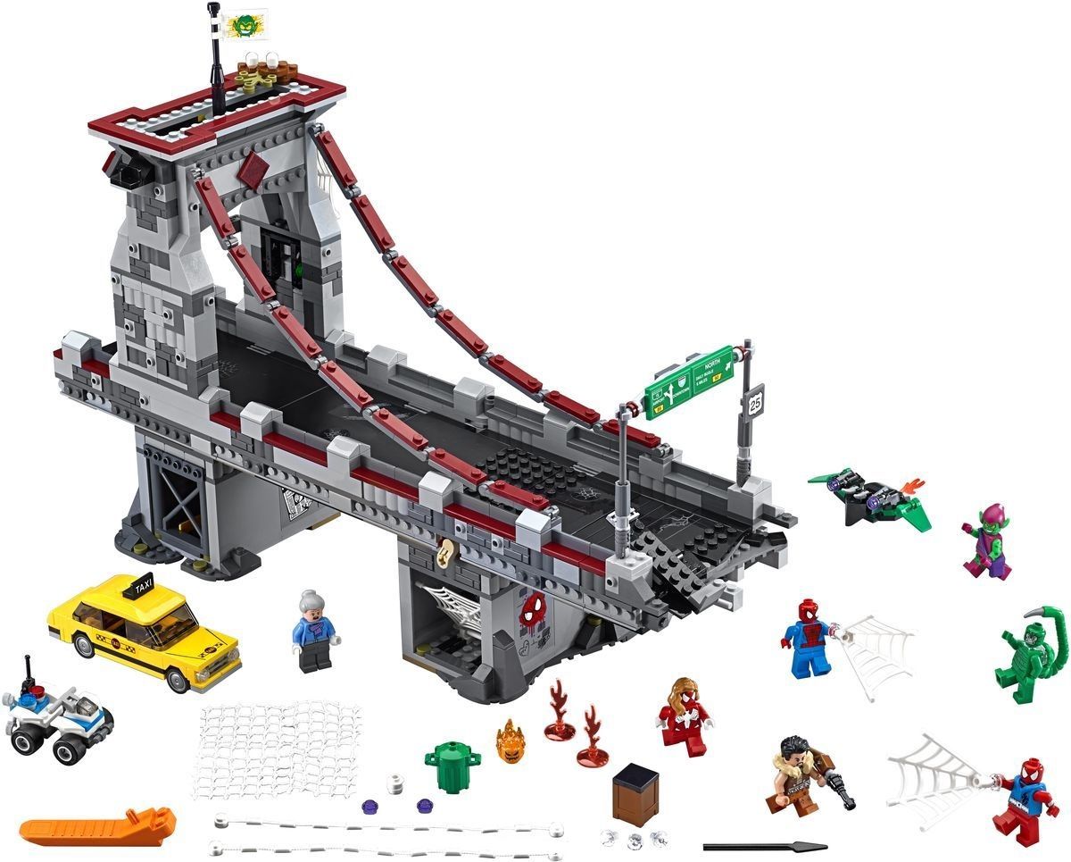 Lego Конструктор Super Heroes "Человек-паук: последний бой воинов паутины" 1092 детали