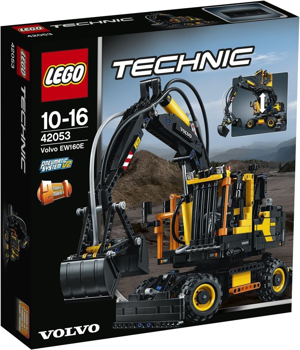 Lego Technic Volvo EW 160E 1166 Wite
