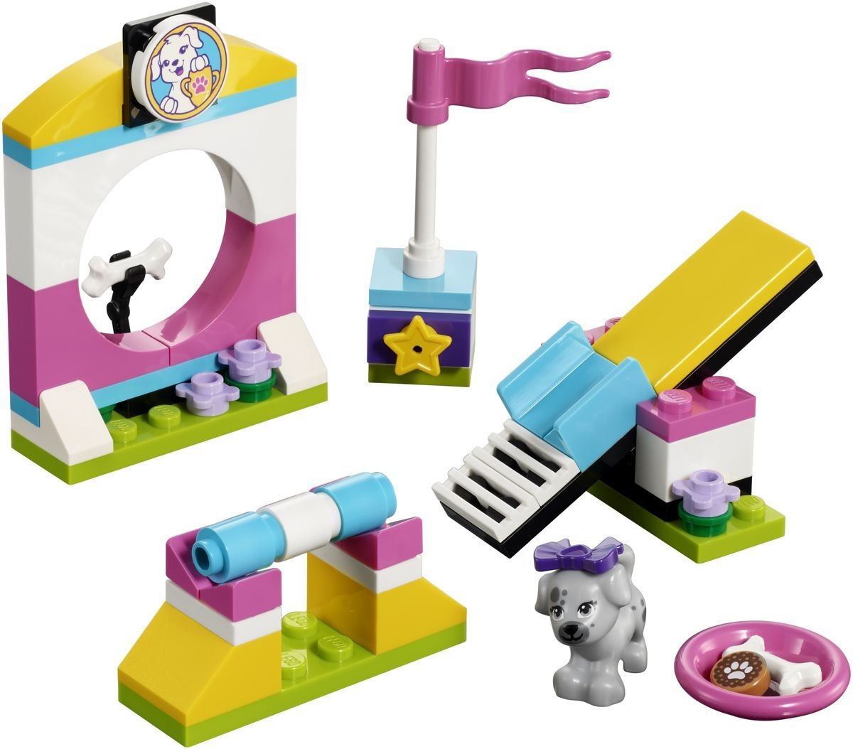 Lego Конструктор Friends "Выставка щенков: игровая площадка" 62 детали