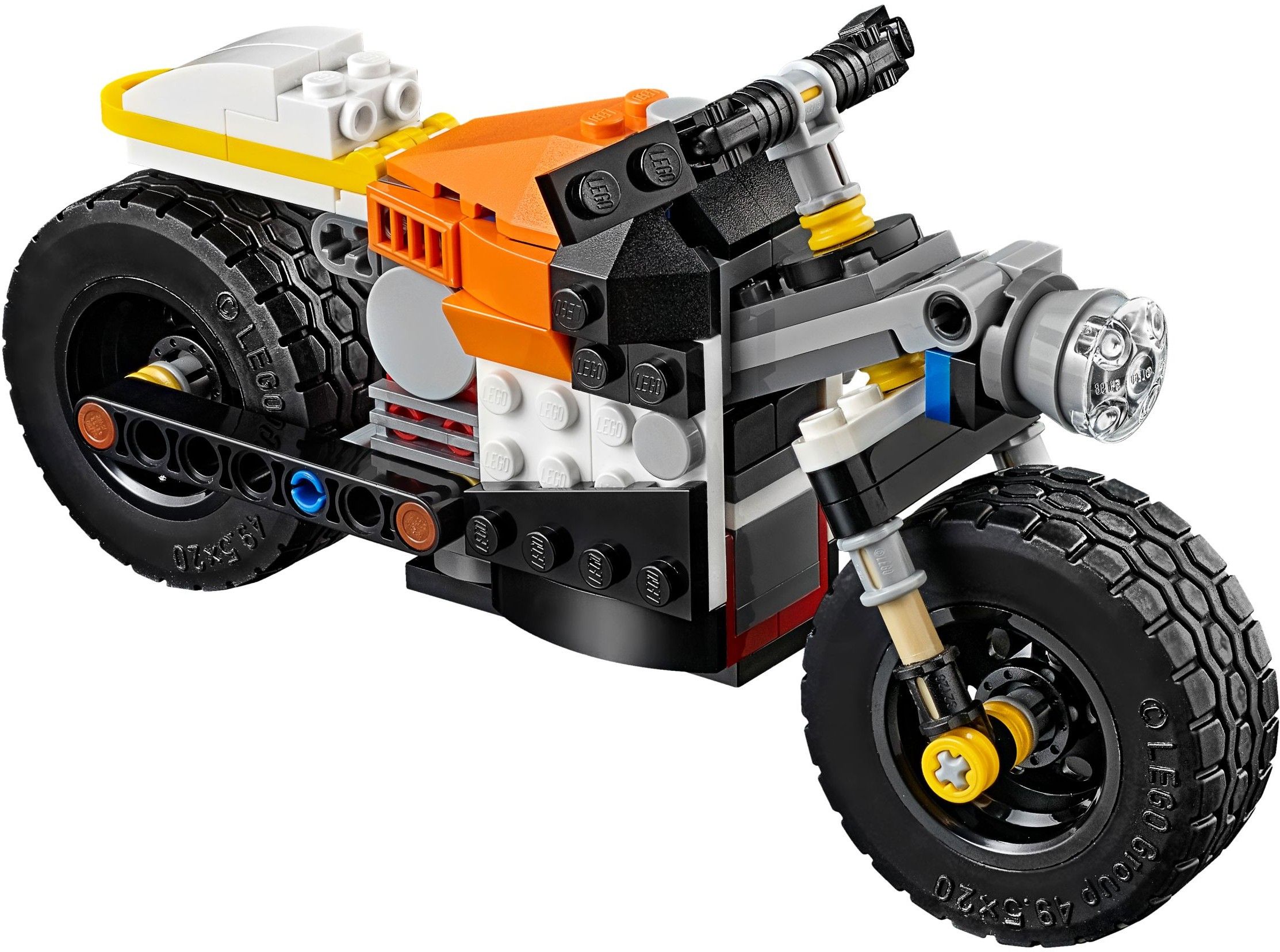 Lego Конструктор Creator "Желтый мотоцикл" 194 детали
