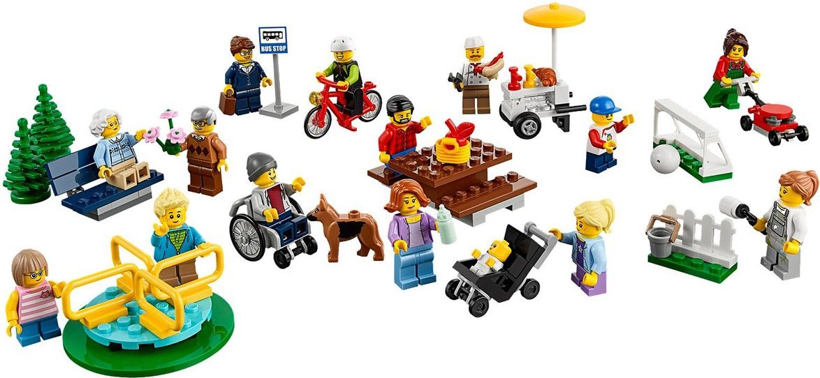Lego Конструктор City "Праздник в городе – жители Lego City" 157 деталей