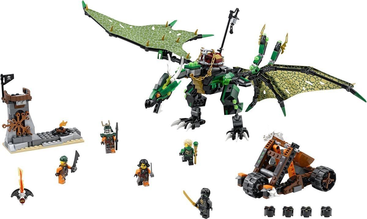 Lego Конструктор Ninjago "Зеленый дракон" 567 деталей