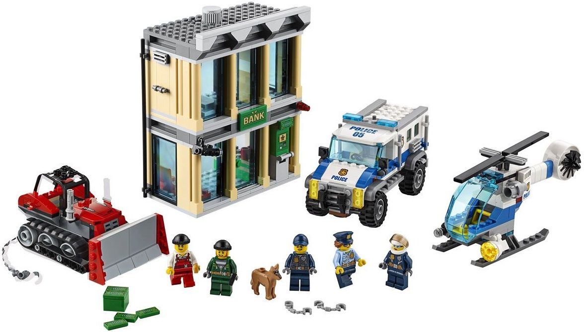 Lego Конструктор City "Ограбление на бульдозере" 561 деталь