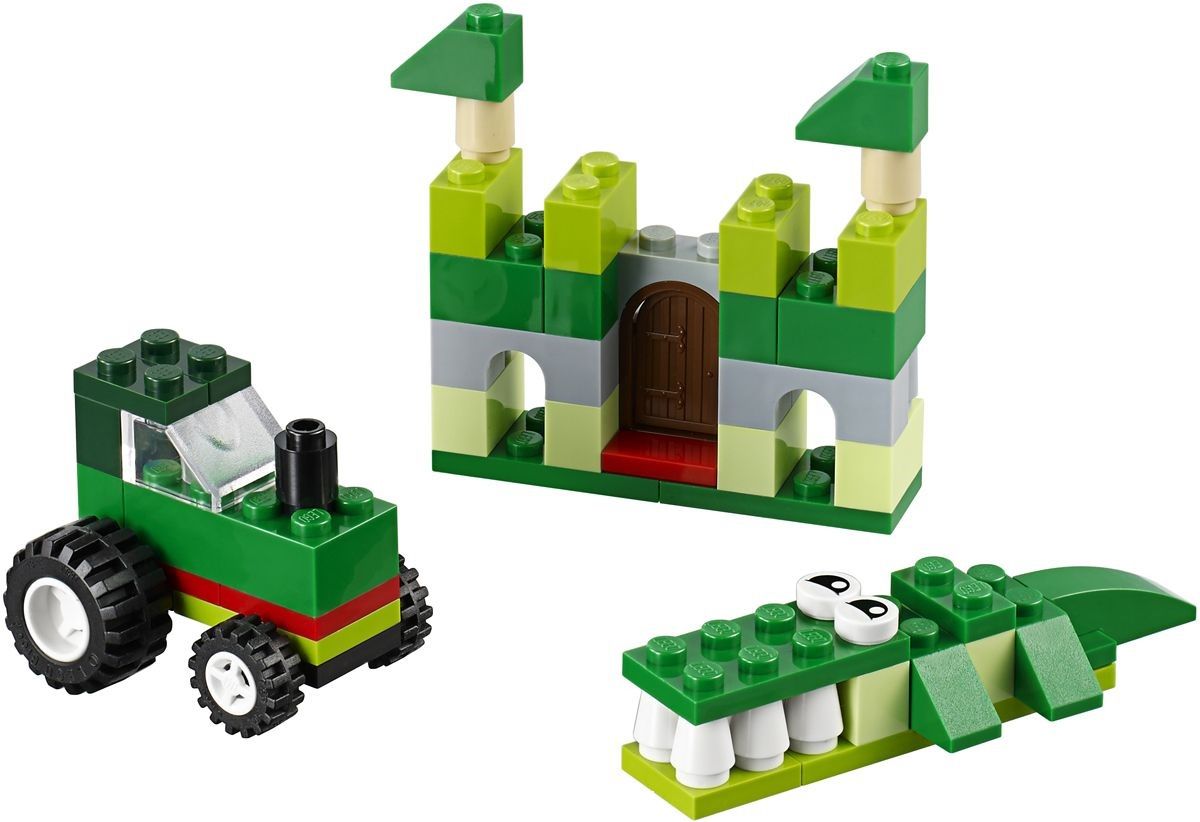 Lego Конструктор Classic. Набор для творчества (зеленый) 66 деталей