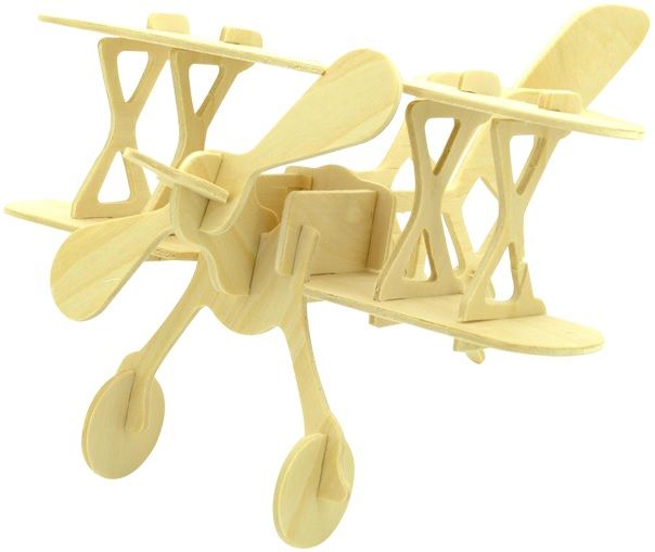 Мир деревянной игрушки Сборная модель "Аэроплан"