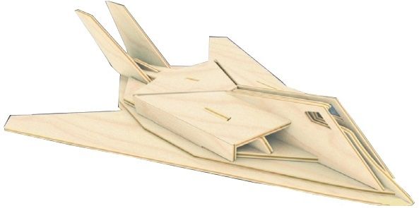 Мир деревянной игрушки Сборная модель "Самолет F-117"